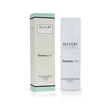 Selvert Thermal Essential Care Balance & Purifying Toning Lotion With Green Tea - Tonik kojąco-oczyszczający z zieloną herbatą