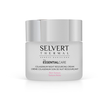 Selvert Thermal Essential Care Colagenium Night Resourcing Cream – Bogaty krem kolagenowy na noc