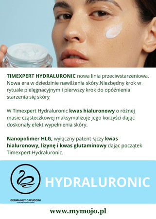 Germaine de Capuccini Timexpert Hydraluronic Nawilżenie, Wypełnienie, Gładkość dla skóry normalnej i mieszanej