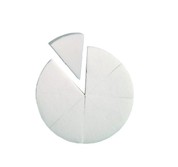 RVB LAB The Make Up Pre-Cut Sponge - Trójkątna gąbka do podkładu